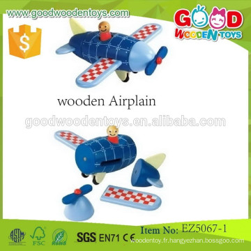 2015 Hot Sale Nouveaux produits écologiques Green Wooden Small Toy Airplanes for Kids